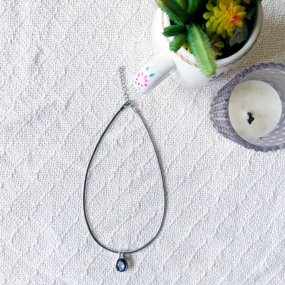 Blue and Silver Necklace